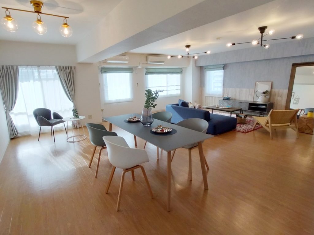 中区西白島町/モデルルームのコーディネート